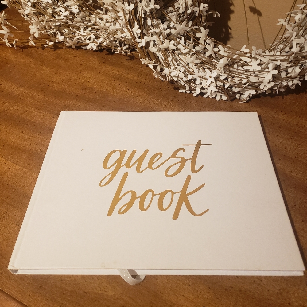 Wedding Guest Book - Blank 8×10"